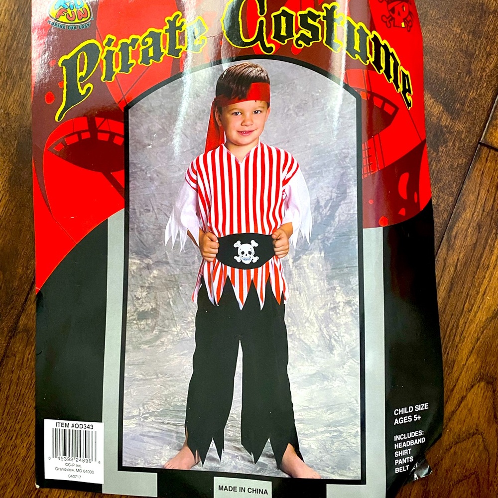 Kids Pirate Costume